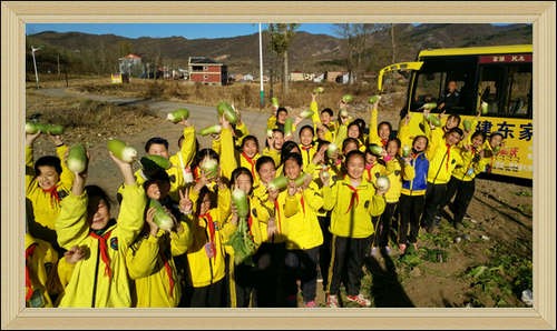 滦平县青少年校外活动中心组织“走进田地 快乐劳动 实践体验 享受收获”活动