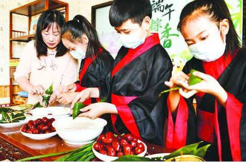 石家庄市栾城区青少年校外活动中心——碧粽飘香，端午传情